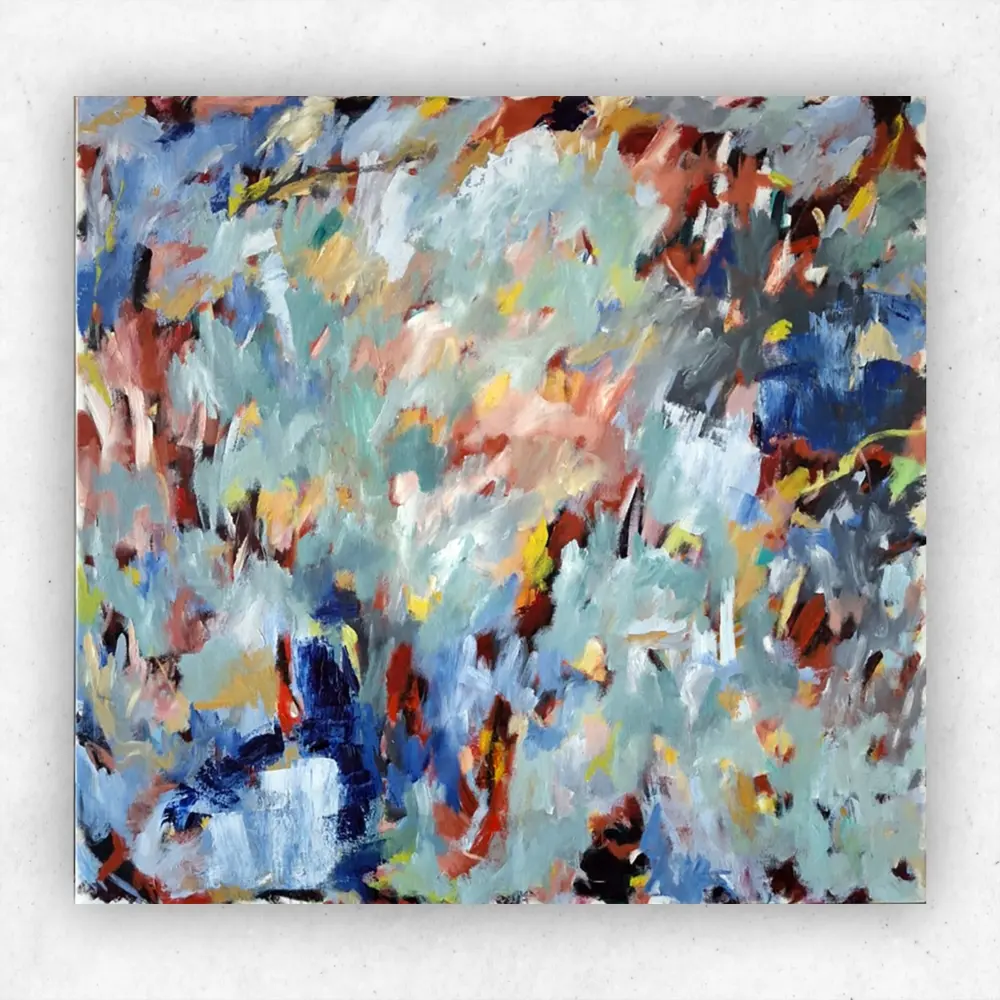 Julie Tugwell Art <br> Inflamed Interactions <br> Acrylic on Stretched Canvas <br> 1280 mm x 1340 mm - Image 2