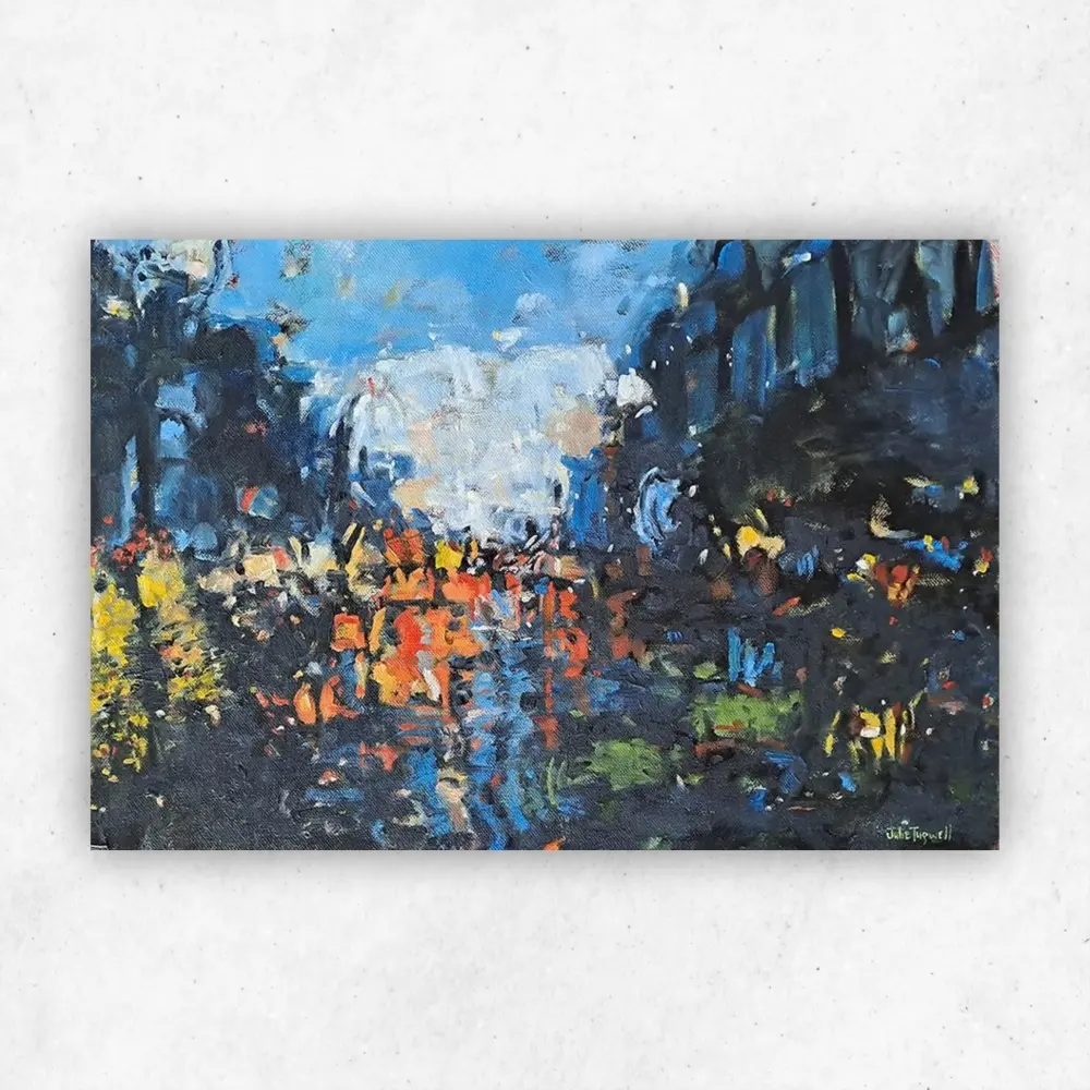 Julie Tugwell Art <br> Reflections <br> Oil on Stretched Canvas <br> 310 mm x 450 mm - Image 2