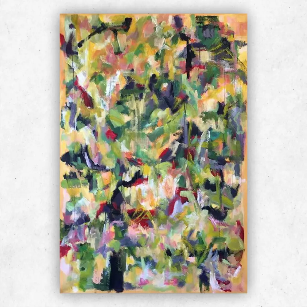 Julie Tugwell Art <br> Sunlight, Inseparable from Joy <br> Acrylic on Stretched Canvas <br> 1360 mm x 930 mm - Image 2