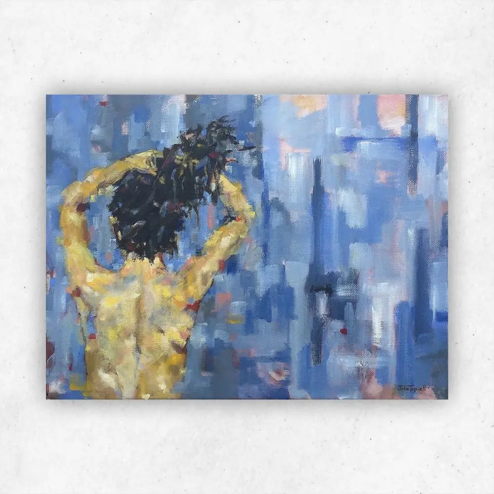 Julie Tugwell Art <br>Exposure<br>Oil on Stretched Canvas<br>300 mm x 400 mm - Image 2