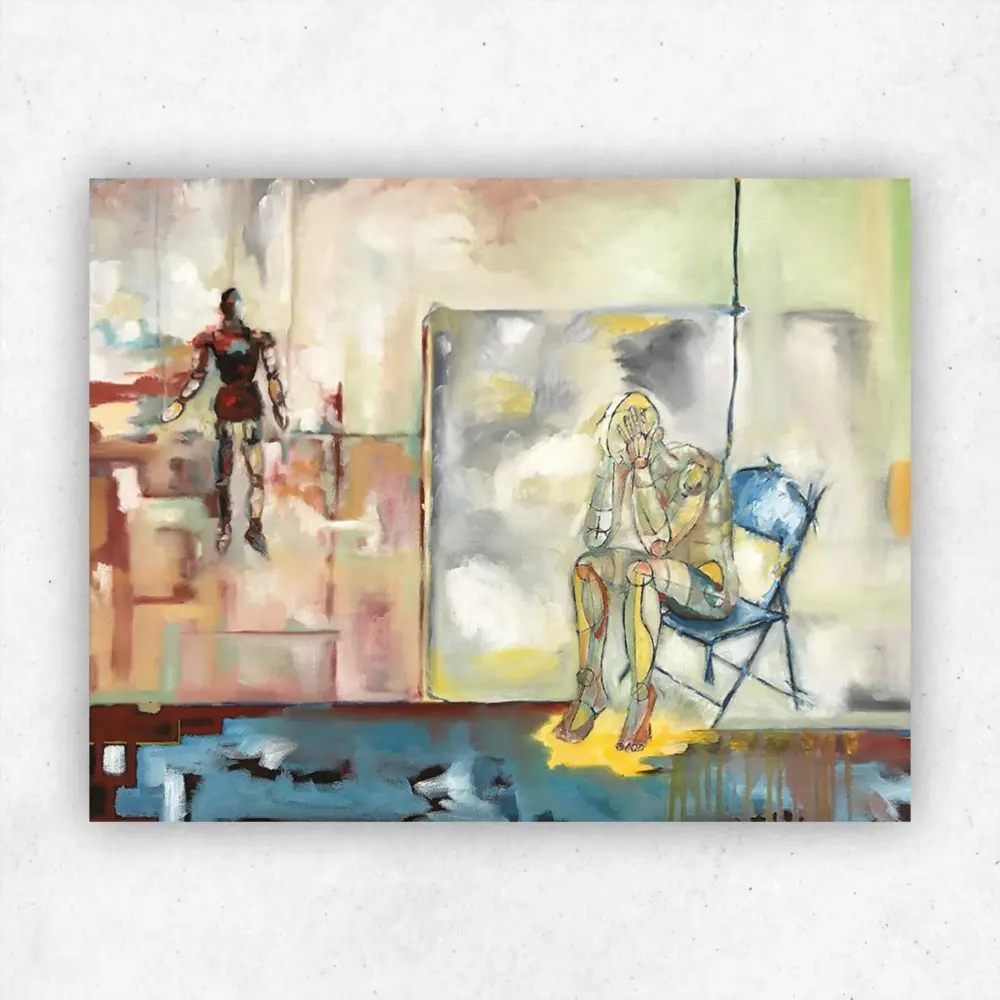 Julie Tugwell Art <br>Marquette Master<br>Oil on Stretched Canvas<br>760 mm x 610 mm - Image 2