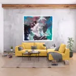 There’s a Rhythm by Julie Tugwell Art, Acrylic on Unstretched Canvas, 1260 mm x 1100 mm