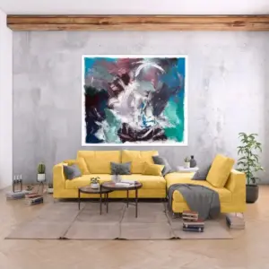 There’s a Rhythm by Julie Tugwell Art, Acrylic on Unstretched Canvas, 1260 mm x 1100 mm