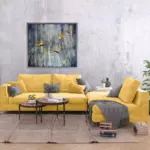 Dancing Strelitzias by Julie Tugwell Art, Oil on Board – Framed, 830 mm x 930 mm
