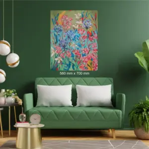 A Garden of Dreams by Julie Tugwell Art, Acrylic on Stretched Canvas, 560 mm x 700 mm
