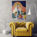 Queen of Cornucopia by Julie Tugwell Art, Acrylic on Stretched Canvas, 750 mm x 1000 mm