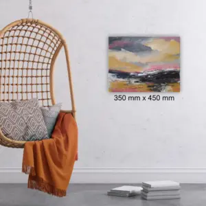 Landscape of Colours 2 by Julie Tugwell Art, Acrylic on Stretched Canvas, 350 mm x 450 mm