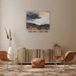 Landscape of Colours 3 by Julie Tugwell Art, Acrylic on Stretched Canvas, 350 mm x 450 mm