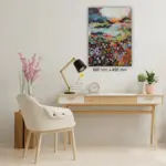 Autumn Valley Blooms by Julie Tugwell Art, Acrylic on Stretched Canvas, 600 mm x 450 mm