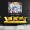Go Find Yourself by Julie Tugwell Art, Acrylic on Unstretched Canvas, 1540 mm x 1200 mm
