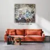 Embracing Chaos by Julie Tugwell Art, Acrylic on Stretched Canvas, 1170 mm x 1300 mm