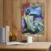 An Eternal Sunset of Being by Julie Tugwell Art, Acrylic on Stretched Canvas, 300 mm x 420 mm