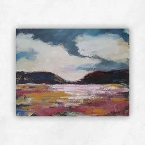 Knysna Colours — Acrylic on Stretched Canvas, 350 × 450 mm