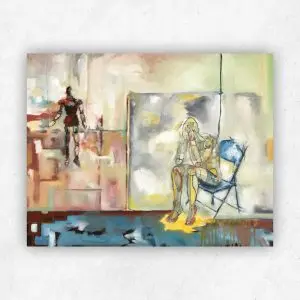 Marquette Master — Oil on Stretched Canvas, 760 × 610 mm