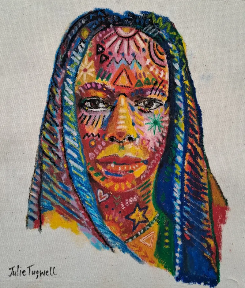 Malkia — painting by Julie Tugwell