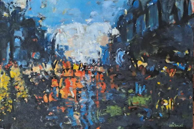 Reflections — painting by Julie Tugwell